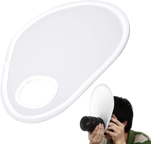 Camera Diffuser - White Speedlight Diffuser with Storage Bag 30cm Macro Soft Light Accessory Photography Tool Weddings Portrait Studio Professional Camera Equipment in Saudi Arabia