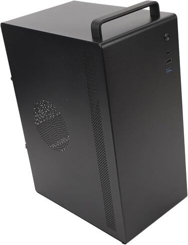 Dpofirs Micro ATX ITX Computer Case, Optimized Space Design Desktop Case in Saudi Arabia