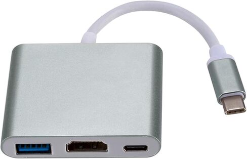 USB C Hub Multiport Adapter with 4K HDMI, USB 3.0, 100W PD Charging Compatible with MacBook Pro, Air, Type-C Digital AV Converter in Saudi Arabia