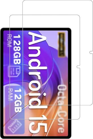 Screen Protector for JUNYANG T30W Tablet 10.1 inch Android 15, HD Scratch Resistant Tempered Glass Film for JUNYANG T30W Drop Protection,Touch Sensitive,Anti-Fingerprint,2 pack. in Saudi Arabia