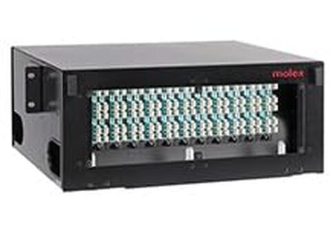 Molex/Waldom, 106480-0103, Rack-Mount Fiber Enclosure 4RU 12 LGX Cassette / 288-Port Capacity (1 Item/s) in Saudi Arabia
