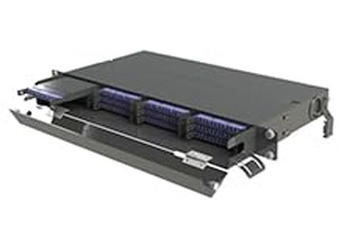 Molex/Waldom, 106480-0001, High-Density Rack-Mount Fiber Enclosure 1RU 12 Slim Cassette / 144-Port Capacity (1 Item/s) in Saudi Arabia