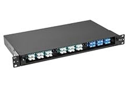 Molex/Waldom, 106480-0100, Rack-Mount Fiber Enclosure 1RU 3 LGX Cassette / 72-Port Capacity (1 Item/s) in Saudi Arabia