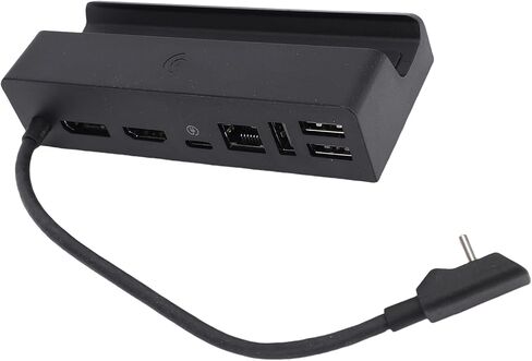 محطة إرساء Yoidesu 7 في 1 لسطح البخار، محور قاعدة HDMI 8K 4K 60 هرتز مع شحن PD 100 وات وإيثرنت جيجابت لسطح البخار OLED ROG Ally Legion Go (قابس أمريكي) in Kuwait