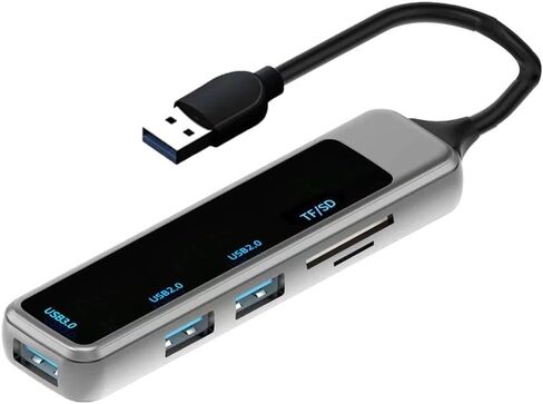 متعدد الوظائف USB 3.0 & USB 2.0 Hub Splitter Expander لأجهزة الكمبيوتر المحمول، محرك فلاش، وحدة التحكم، الطابعة، الكاميرا، لوحة المفاتيح in Kuwait