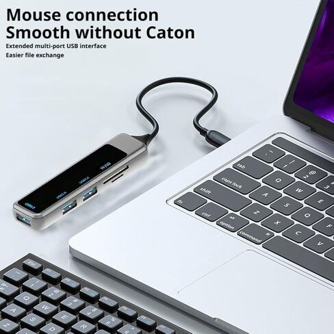 متعدد الوظائف USB 3.0 & USB 2.0 Hub Splitter Expander لأجهزة الكمبيوتر المحمول، محرك فلاش، وحدة التحكم، الطابعة، الكاميرا، لوحة المفاتيح in Kuwait