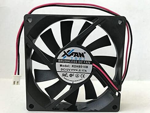 ل RDH8015B DC12V 0.17A 8 سنتيمتر 8015 2-سلك مروحة التبريد in Kuwait