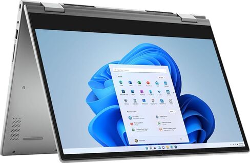كمبيوتر محمول Dell Inspiron 5406 Home & Business 2 في 1 (Intel i3-1115G4 ثنائي النواة، ذاكرة الوصول العشوائي 8 جيجابايت، 256 جيجابايت PCIe SSD، Intel UHD، 14.0 بوصة 60 هرتز Touch HD (1366x768)، WiFi، بلوتوث، لوحة مفاتيح بإضاءة خلفية، Win 11 Pro) (متجدد) in Kuwait