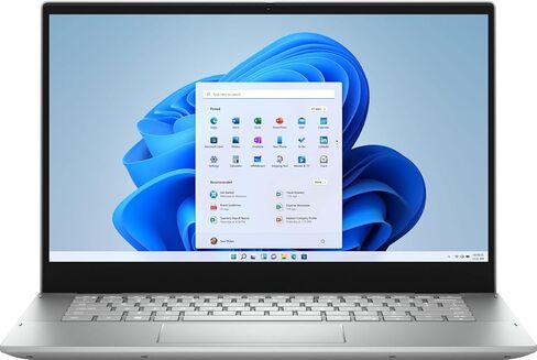 كمبيوتر محمول Dell Inspiron 5406 Home & Business 2 في 1 (Intel i3-1115G4 ثنائي النواة، ذاكرة الوصول العشوائي 8 جيجابايت، 256 جيجابايت PCIe SSD، Intel UHD، 14.0 بوصة 60 هرتز Touch HD (1366x768)، WiFi، بلوتوث، لوحة مفاتيح بإضاءة خلفية، Win 11 Pro) (متجدد) in Kuwait