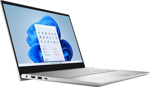 كمبيوتر محمول Dell Inspiron 5406 Home & Business 2 في 1 (Intel i3-1115G4 ثنائي النواة، ذاكرة الوصول العشوائي 8 جيجابايت، 256 جيجابايت PCIe SSD، Intel UHD، 14.0 بوصة 60 هرتز Touch HD (1366x768)، WiFi، بلوتوث، لوحة مفاتيح بإضاءة خلفية، Win 11 Pro) (متجدد) in Kuwait