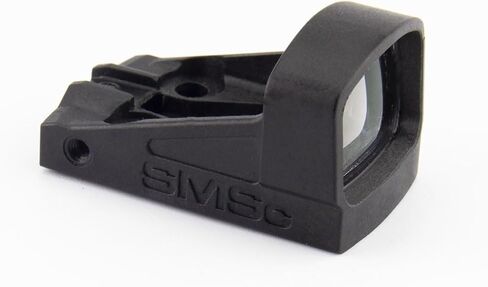 SMSc - Shield Mini Sight Compact - بصمة RMSc - عدسة واضحة تمامًا - شاهد مشارك - مشهد انعكاسي مفتوح - غلاف بوليمر - بصري EDC/CCW - تشغيل دائمًا - سطوع تلقائي in Kuwait