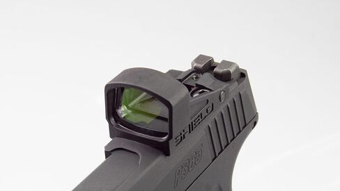 SMSc - Shield Mini Sight Compact - بصمة RMSc - عدسة واضحة تمامًا - شاهد مشارك - مشهد انعكاسي مفتوح - غلاف بوليمر - بصري EDC/CCW - تشغيل دائمًا - سطوع تلقائي in Kuwait