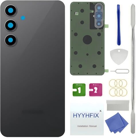Galaxy S24 FE Back Glass Replacement for Samsung Galaxy S24 FE Rear Back Cover Glass Waterproof and Camera Lens+Professional Repair Tool Kit (Titanium Violet) (Mint) in Saudi Arabia