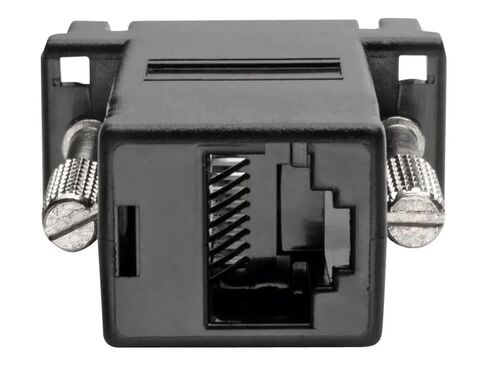 Tripp Lite Eaton Series P440-89FM DB9 Male to RJ45 Female Serial Adapter RS-232/422/485, Modular M/F Connector, Black, RoHS Compliant, Cloud Care Pre-Configured Bundle Eligible (10 Pack) in Saudi Arabia