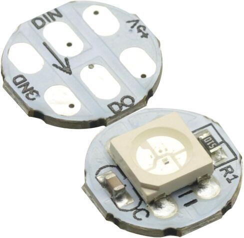 50 قطعة لوحة دارات مطبوعة صغيرة WS2812B WS2811 IC 10 مللي متر × 3 مللي متر 5 فولت SMD 5050 RGB LED وحدة لاردوينو in Saudi Arabia