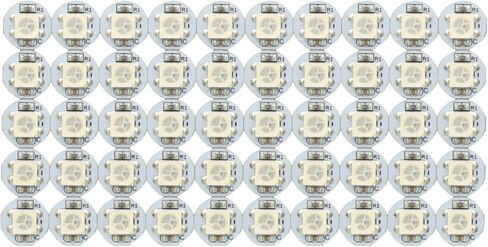 50 قطعة لوحة دارات مطبوعة صغيرة WS2812B WS2811 IC 10 مللي متر × 3 مللي متر 5 فولت SMD 5050 RGB LED وحدة لاردوينو in Saudi Arabia