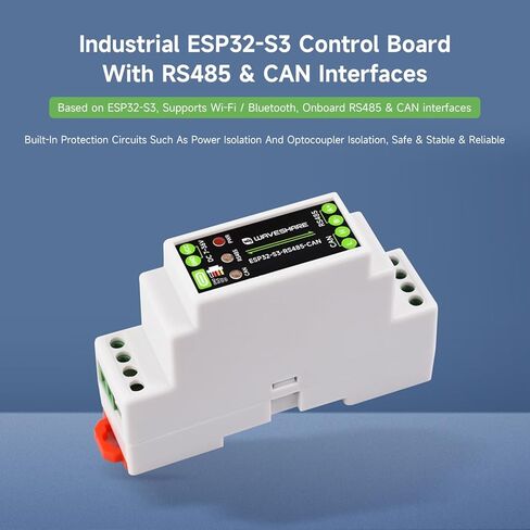 Waveshare Industrial ESP32-S3 Control Board with RS485 and CAN Communication Interfaces, Wi-Fi/Bluetooth Support, Built-in Multiple Protection Circuits in Kuwait