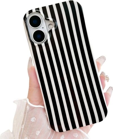 حافظة Qokey لهاتف iPhone 17 مقاس 6.3 بوصة - تصميم زهري لامع مقاوم للخدش، هيكل شفاف مضاد للاصفرار، حماية ضد الصدمات من الدرجة العسكرية، غطاء ناعم الملمس وخفيف الوزن، زهرة وردية in Kuwait