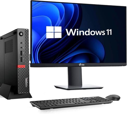 كمبيوتر Lenovo ThinkStation P320 صغير - Intel Core i7-7700T - ذاكرة وصول عشوائي 16 جيجابايت - 512 جيجابايت NVMe SSD - وحدة معالجة الرسومات Quadro P600 - شاشة جديدة مقاس 24 بوصة - لوحة مفاتيح وماوس لاسلكيان - Wi-Fi - سطح مكتب صغير - Windows 11 Pro (متجدد) in Kuwait