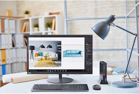 كمبيوتر Lenovo ThinkStation P320 صغير - Intel Core i7-7700T - ذاكرة وصول عشوائي 16 جيجابايت - 512 جيجابايت NVMe SSD - وحدة معالجة الرسومات Quadro P600 - شاشة جديدة مقاس 24 بوصة - لوحة مفاتيح وماوس لاسلكيان - Wi-Fi - سطح مكتب صغير - Windows 11 Pro (متجدد) in Kuwait
