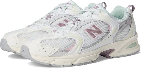 حذاء رياضي New Balance 530، 0|0|0، أبيض، رمادي، 6.5 US للنساء/5 US للرجال in Kuwait