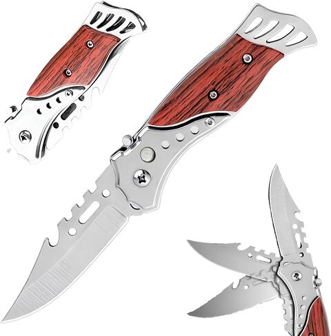 Pocket Knives & Folding Knives,Pocket Knife for Men,Tactical Knife,Edc Knife,Small Mini Pocket Knife,Cool Gadgets for Hunting,Survival,Great Gift for Men in Saudi Arabia