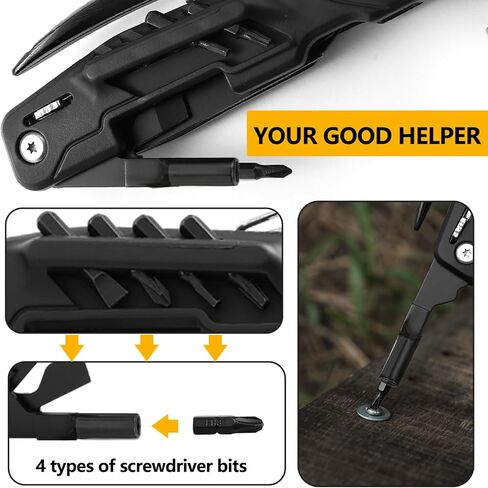 hammer multitool 14-in-1 multitool for men camping multitools outdoor wrench hammer pliers 5.4"EDC tools for men in Saudi Arabia
