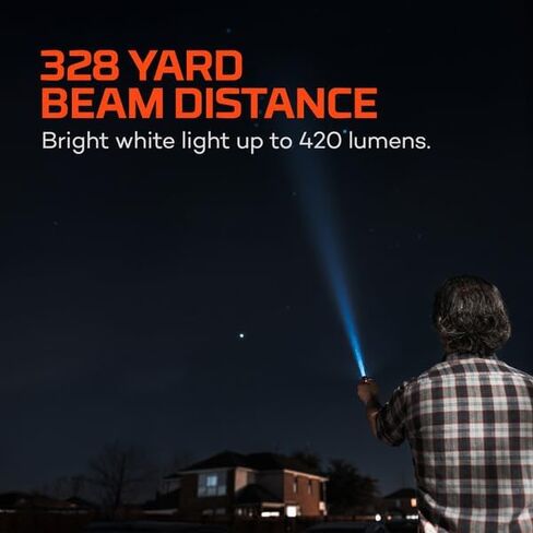 NEBO LUXTREME Nano Pocket Light | 420 Lumens, 5 Light Modes, Compact Rechargeable LED Flashlight, Water Resistant, Durable Aluminum, Includes USB Charging Cable – Black in Saudi Arabia