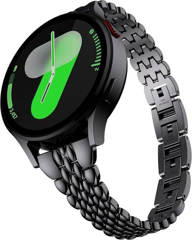 سوار معدني نحيف من GELISHI متوافق مع ساعة Galaxy Watch 7 Band 6 5 4 FE 40 ملم / 44 ملم للسيدات، حزام رفيع من الفولاذ المقاوم للصدأ 20 ملم لساعة Galaxy Watch 6 Classic 43mm/47mm/ 4 Classic 42mm/46mm /5 Pro 45mm in Saudi Arabia