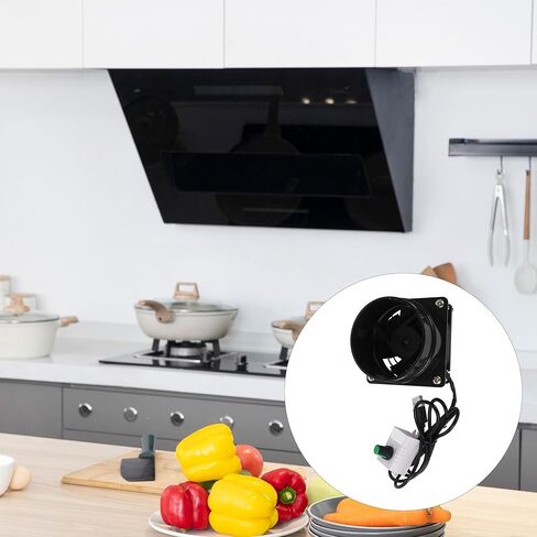 RDEXP 5V USB small range hood fan black in Saudi Arabia