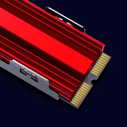 تبريد ألومنيوم ممتاز لتبديد الحرارة لـ NVMe HHDs وسهولة التركيب عند التثبيت تبريد عالي الجودة in Kuwait