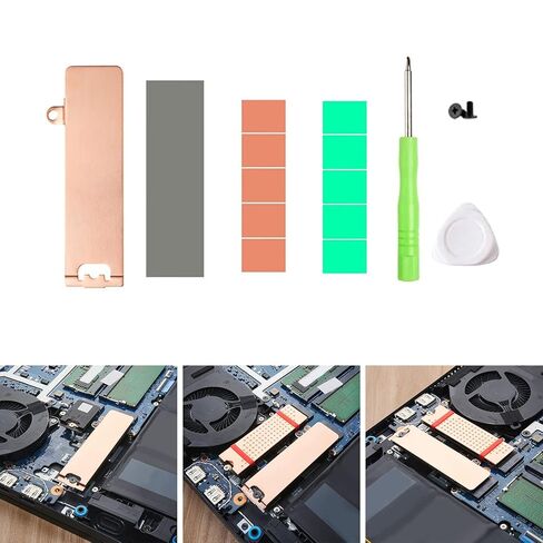 إطار قوس التبريد لـ G15 5530 G16 7630 قوس بطاقة التخزين مجموعة المبرد M.2 2280 SSD مشعات لوحة المبرد in Kuwait