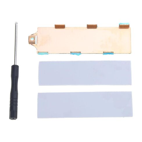 M.2 NVMe 2280 SSD Heatsink M.2 NVMe محرك الأقراص الصلبة بالوعة الحرارة ليونة جيدة المبرد سيليكون وسادة حرارية يتصاعد بسيطة زيادة تبديد الحرارة in Kuwait