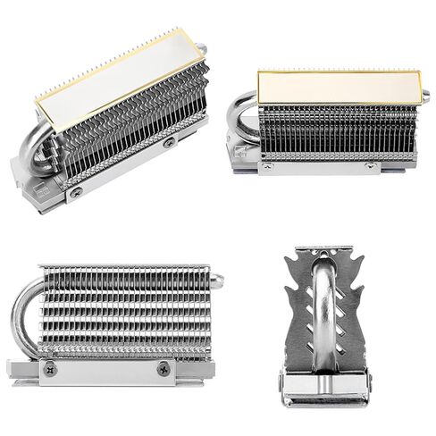 HR-09 2280 M2 Drive SSD Cooler AGHP Heat Pipe Radiator Fully Electroplated Aluminum SSD Heat Sink Ssd Radiator in Saudi Arabia