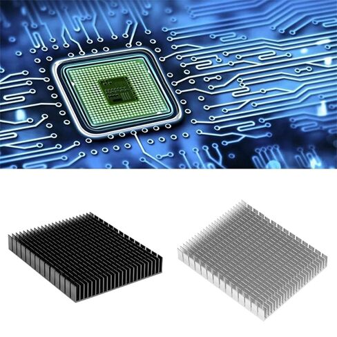 Aluminum Heat Sink Radiator Heatsink Electronic Coolers Heat Dissipation Radiator Cooling Fins for AX3 AX6 Router Compact and Lightweight Design in Saudi Arabia