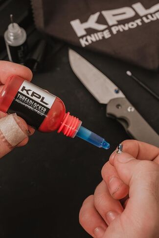 KNIFE PIVOT LUBE – Premium Knife & Gun Threadlocker - Medium-Strength Blue – Oil-Tolerant, Fast Curing – 10ml Precision Screw and Part Retaining Formula in Saudi Arabia