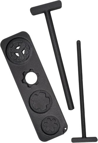Universal Tool for Rugged Suppressors (Works with Oculus, Obsidian 9/45, Razor, Alaskan360) Carbon Fiber Infused, Heavy-Duty Maintenance Tool/Wrench, Made in USA (With Baffle Alignment Tools) in Kuwait