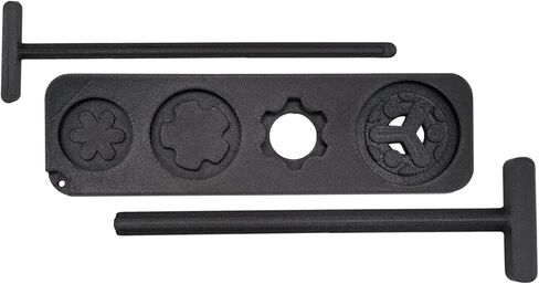 Universal Tool for Rugged Suppressors (Works with Oculus, Obsidian 9/45, Razor, Alaskan360) Carbon Fiber Infused, Heavy-Duty Maintenance Tool/Wrench, Made in USA (With Baffle Alignment Tools) in Kuwait