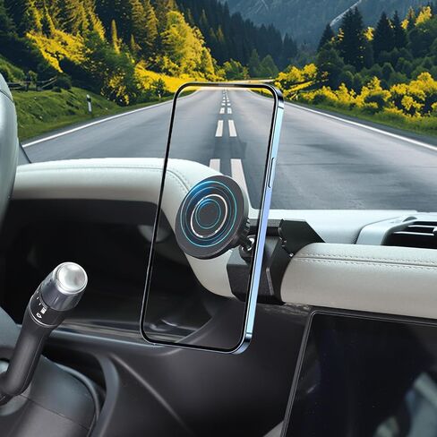 Magnetic Cell Phone Mount Holder Compatible with Land Rover Defender 90 110 130 2020-2025 Center Console Dashboard Phone Holder Bracket Holder for Most Smartphones (Standard) in Saudi Arabia