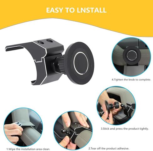 Magnetic Cell Phone Mount Holder Compatible with Land Rover Defender 90 110 130 2020-2025 Center Console Dashboard Phone Holder Bracket Holder for Most Smartphones (Standard) in Saudi Arabia