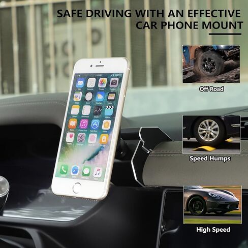 Magnetic Cell Phone Mount Holder Compatible with Land Rover Defender 90 110 130 2020-2025 Center Console Dashboard Phone Holder Bracket Holder for Most Smartphones (Standard) in Saudi Arabia
