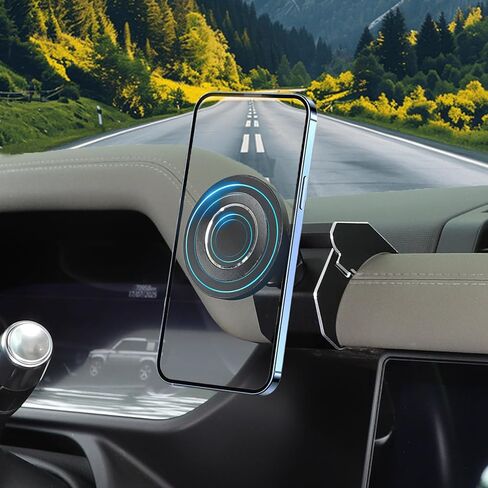 Magnetic Cell Phone Mount Holder Compatible with Land Rover Defender 90 110 130 2020-2025 Center Console Dashboard Phone Holder Bracket Holder for Most Smartphones (Standard) in Saudi Arabia