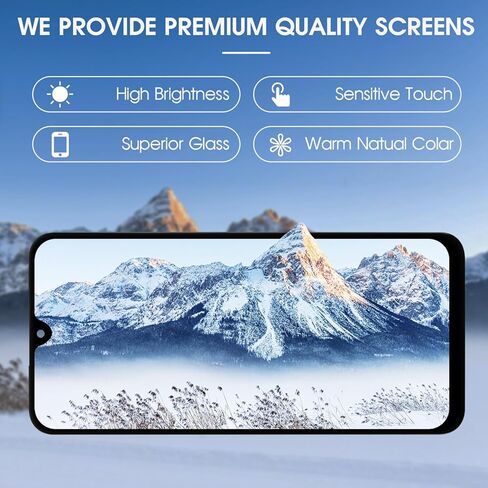 استبدال شاشة TFT لهاتف Samsung A17 5G/A17 4G LCD لهاتف Samsung Galaxy A17 SM-A175F SM-A176B SM-A176B/DS 6.7 بوصة مجموعة محول رقمي LCD تعمل باللمس مع أدوات، أسود مع إطار in Kuwait