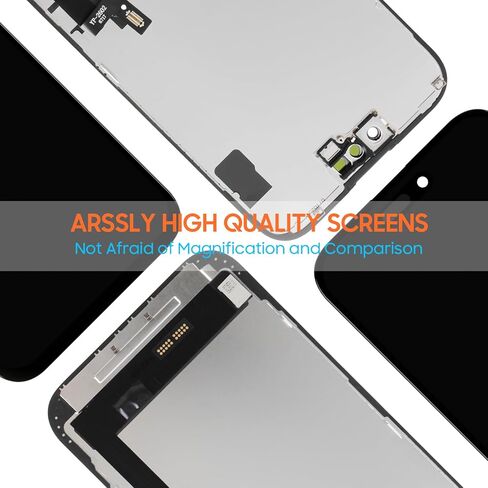 TFT for iPhone 16 Plus Screen Replacement - for iPhone16 Plus 5G LCD Display Touch Screen Digitizer Assembly with Repair Tools A3290, A3082, A3289, A3291 (Black) in Kuwait