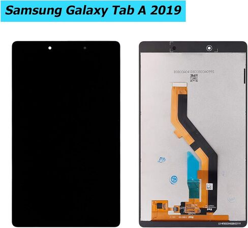 شاشة كمبيوتر لوحي بديلة متوافقة مع Samsung Galaxy Tab A 8.0 Wi-Fi 2019 SM-T290 T290 مع مجموعة أدوات (أسود) in Saudi Arabia