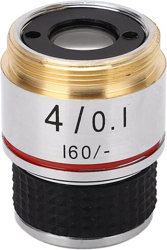 4X Microscope Objective Lens Standard RMS Thread 4X 185 Biological Microscope Achromatic Objectives Lens for Manufacturing Industry in Saudi Arabia