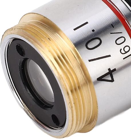 4X Microscope Objective Lens Standard RMS Thread 4X 185 Biological Microscope Achromatic Objectives Lens for Manufacturing Industry in Saudi Arabia