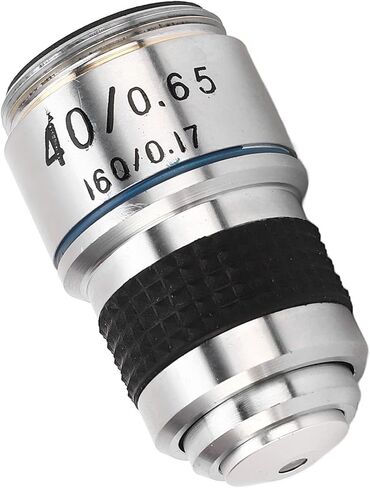 40X Microscope Objective Lens 185 Achromatic Standard RMS Thread Biological Microscope Objective Lens for Chemistry Physics in Saudi Arabia