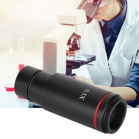 عدسة محول كاميرا مجهر Hyuduo 0.5X C Mount 25 مم لكاميرا CCD ذات العدسة الإلكترونية in Kuwait
