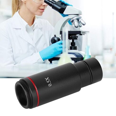 عدسة محول كاميرا مجهر Hyuduo 0.5X C Mount 25 مم لكاميرا CCD ذات العدسة الإلكترونية in Kuwait